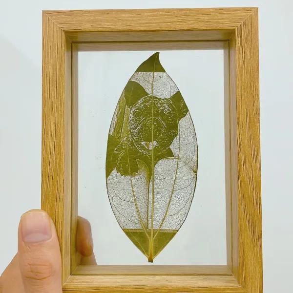 Exquisite leaf art paintings50$-> 35$